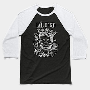 Lamb of God skull Baseball T-Shirt